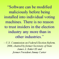Carter-Baker Quote